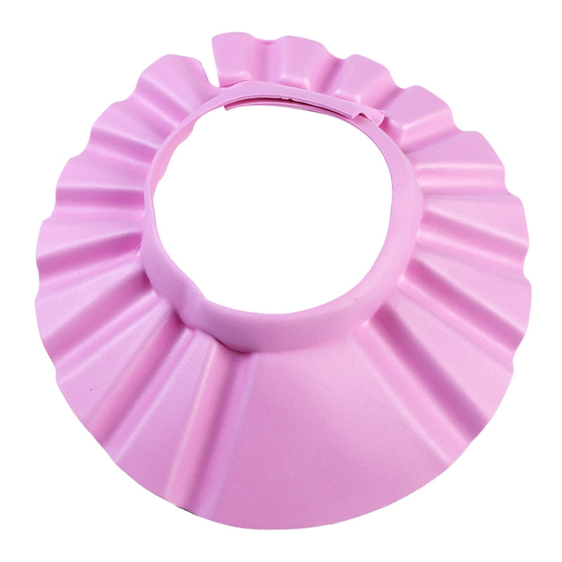 2019 Brand New Style Infant Kid Adjustable Shampoo Cap Bathing Cap Hat Wash/Cut Hair Block The Sun Protect EyeEar 0 cegonhakids Pink 