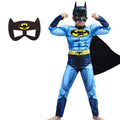 Fantasia de Luxo Infantil Batman fantasia48 cegonhakids Azul P 