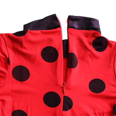 Fantasia Ladybug Com Peruca e Acessório de Brinde fantasia14 cegonhakids 