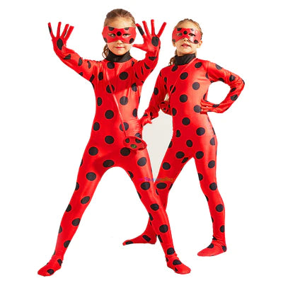 Fantasia Ladybug Com Peruca e Acessório de Brinde fantasia14 cegonhakids 