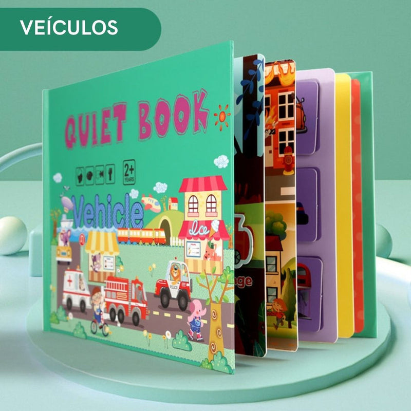 Livro Educativo Montessori kids04 cegonhakids Veiculos 