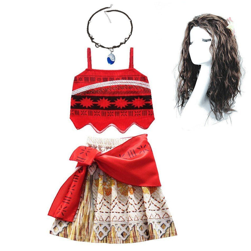 Vestido Adulto Temático Festa Fantasia Moana (encomenda